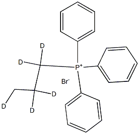 Propyl--d5-triphenylphosphoniuM BroMide Struktur