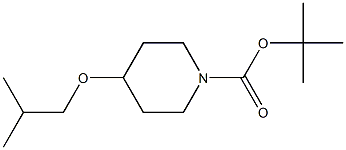 1-BOC-4-ISOBUTOXYPIPERIDINE Struktur