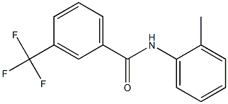 N-(2-methylphenyl)-3-(trifluoromethyl)benzamide Struktur