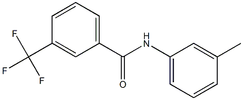 N-(3-methylphenyl)-3-(trifluoromethyl)benzamide Struktur