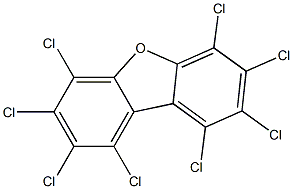 Octachlorodibenzofuran 50 μg/mL in Toluene Struktur