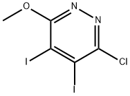 3-chloro-4,5-diiodo-6-Methoxypyridazine Struktur