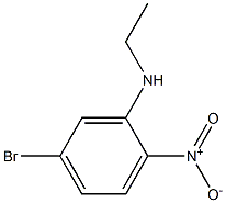 5-broMo-N-ethyl-2-nitroaniline Struktur