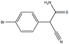 2-(4-broMophenyl)-2-cyanoethanethioaMide Struktur