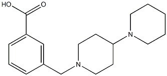 3-([1,4'-bipiperidin]-1'-ylMethyl)benzoic acid Struktur