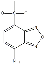 7-(Methylsulfonyl)benzo[c][1,2,5]oxadiazol-4-aMine Struktur