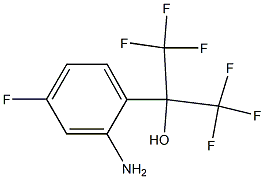 2-(2-AMino-4-fluoro-phenyl)-1,1,1,3,3,3-hexafluoro-propan-2-ol Struktur