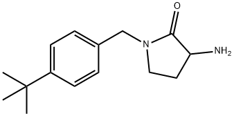 3-AMINO-1-(4-TERT-BUTYL-BENZYL)-PYRROLIDIN-2-ONE Struktur