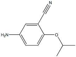 5-aMino-2-isopropoxybenzonitrile Struktur