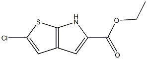 ethyl 2-chloro-6H-thieno[2,3-b]pyrrole-5-carboxylate Struktur