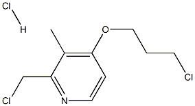 2-(ChloroMethyl)-4-(3-chloropropoxy)-3-Methylpyridine Hydrochloride Struktur