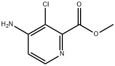 4-AMino-3-chloro-2-pyridinecarboxylic Acid Methyl Ester Struktur