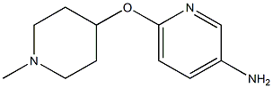 6-(1-Methyl-piperidin-4-yloxy)-pyridin-3-ylaMine Struktur