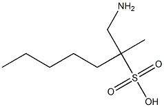 1-aMino-2-Methylheptane-2-sulfonic acid Struktur