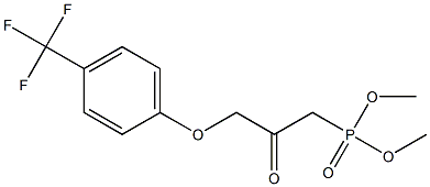 DiMethyl2-oxo-3-(4-(trifluoroMethyl)
phenoxy)propylphosphonate Struktur