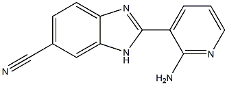 2-(2-AMino-3-pyridyl)-6-cyanobenziMidazole, 97% Struktur