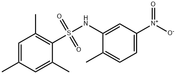 2,4,6-TriMethyl-N-(2-Methyl-5-nitrophenyl)benzenesulfonaMide, 97% Struktur