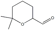 2,2-DIMETHYL-TETRAHYDRO-PYRAN-6-CARBALDEHYDE Struktur