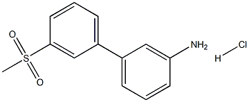 3'-Methanesulfonyl-biphenyl-3-ylaMine hydrochloride Struktur