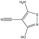 5-aMino-3-hydroxyisothiazole-4-carbonitrile Struktur