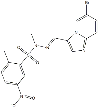 (E)-N'-((6-broMoiMidazo[1,2-a]pyridin-3-yl)Methylene)-N,2-diMethyl-5-nitrobenzenesulfonohydrazide