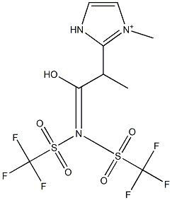 1-carboxyethyl-3-MethyliMidazoliuM bis(trifluoroMethylsulfonyl)iMide Struktur