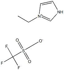 N-ethyliMidazoliuM trifluoroMethanesulfonate Struktur