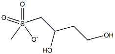 S-1-Methanesulfonate-1,3-Butanediol Struktur