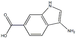 3-AMino-1H-indole-6-carboxylic acid Struktur