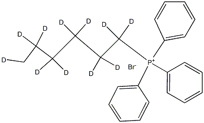 n-Hexyl--d11-triphenylphosphoniuM BroMide Struktur