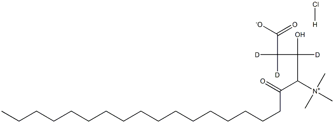 Octadecanoyl-L-carnitine-d3 HCl Struktur