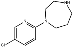 1-(5-Chloropyridin-2-yl)-1,4-diazepane Struktur