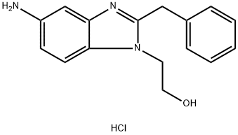 2-(5-AMINO-2-BENZYL-BENZOIMIDAZOL-1-YL)-ETHANOLDIHYDROCHLORIDE Struktur