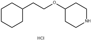 4-(2-CYCLOHEXYLETHOXY)PIPERIDINE HYDROCHLORIDE Struktur