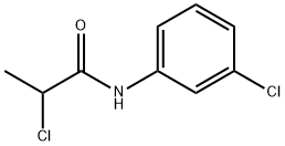 2-CHLORO-N-(3-CHLOROPHENYL)PROPANAMIDE Struktur