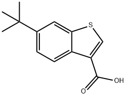 6-TERT-BUTYL-1-BENZOTHIOPHENE-3-CARBOXYLIC ACID Struktur