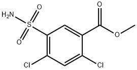 Methyl 5-(aminosulfonyl)-2,4-dichlorobenzoate Struktur