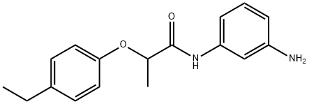 N-(3-Aminophenyl)-2-(4-ethylphenoxy)propanamide Struktur