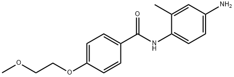 N-(4-Amino-2-methylphenyl)-4-(2-methoxyethoxy)-benzamide Struktur