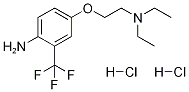 N-{2-[4-Amino-3-(trifluoromethyl)phenoxy]ethyl}-N,N-diethylamine dihydrochloride Struktur