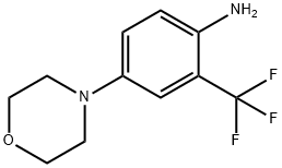 4-morpholin-4-yl-2-(trifluoromethyl)aniline Struktur