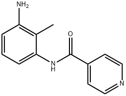 N-(3-amino-2-methylphenyl)isonicotinamide Struktur