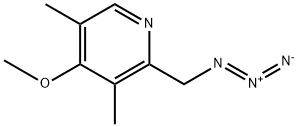 2-(azidomethyl)-4-methoxy-3,5-dimethylpyridine Struktur