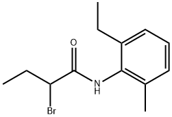 2-bromo-N-(2-ethyl-6-methylphenyl)butanamide Struktur