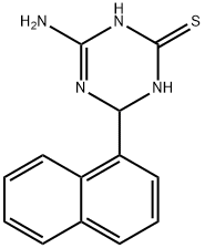 4-amino-6-(1-naphthyl)-1,6-dihydro-1,3,5-triazine-2-thiol Struktur