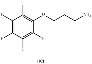 [3-(pentafluorophenoxy)propyl]amine hydrochloride Struktur