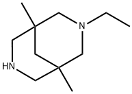 3-Ethyl-1,5-dimethyl-3,7-diaza-bicyclo[3.3.1]-nonane Struktur