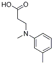 3-(Methyl-m-tolyl-amino)-propionic acid Struktur