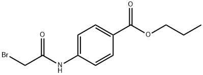 Propyl 4-[(2-bromoacetyl)amino]benzoate Struktur