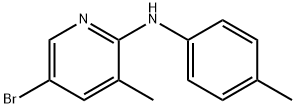 5-Bromo-3-methyl-N-(4-methylphenyl)-2-pyridinamine Struktur